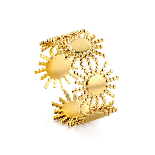 New Fashion Multiple Suns Shaped Ring AA 6401